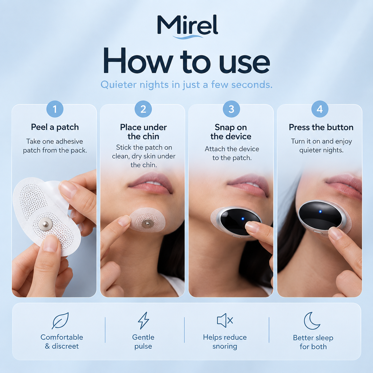 How To Use Mirel Anti Snoring Device